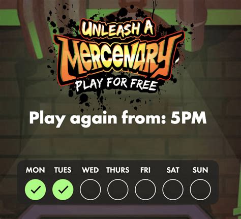 unleash a mercenary free play